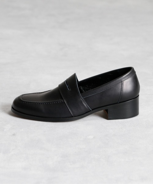 「And A」 「PADRONE」ローファー 41 アッシュブラウン メンズ_画像4