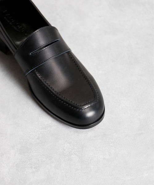 「And A」 「PADRONE」ローファー 41 アッシュブラウン メンズ_画像9