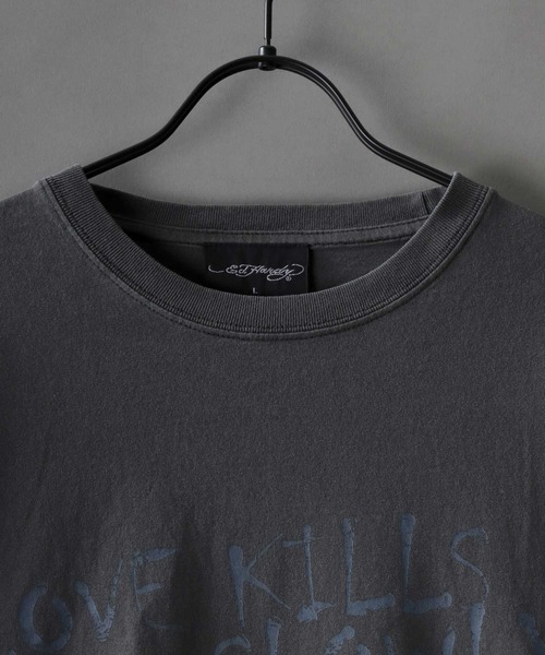 「Ed Hardy」 長袖Tシャツ L ホワイト メンズ_画像7