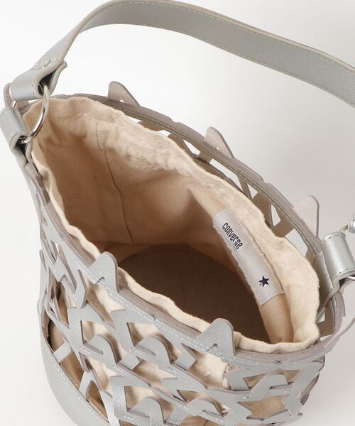 「CONVERSE TOKYO」 トートバッグ - シルバー レディース_画像4