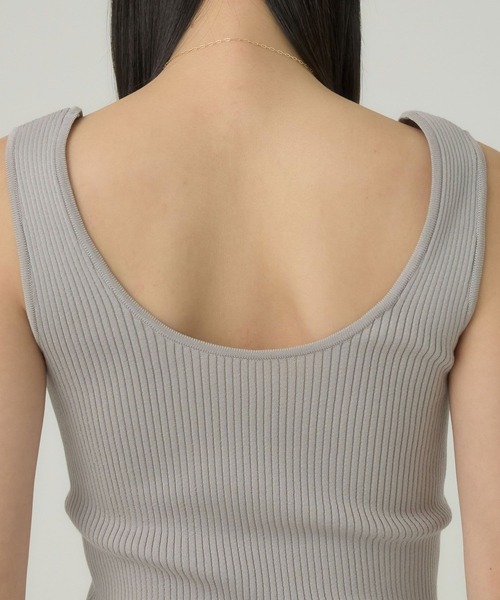 「Chaos」 ノースリーブニット FREE セージグリーン レディース_画像2