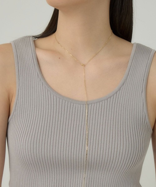 「Chaos」 ノースリーブニット FREE セージグリーン レディース_画像3