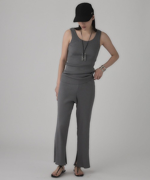 「Chaos」 ノースリーブニット FREE セージグリーン レディース_画像9