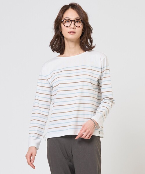 J.PRESS（J.プレス） tシャツ バスクボーダー カットソー レディース