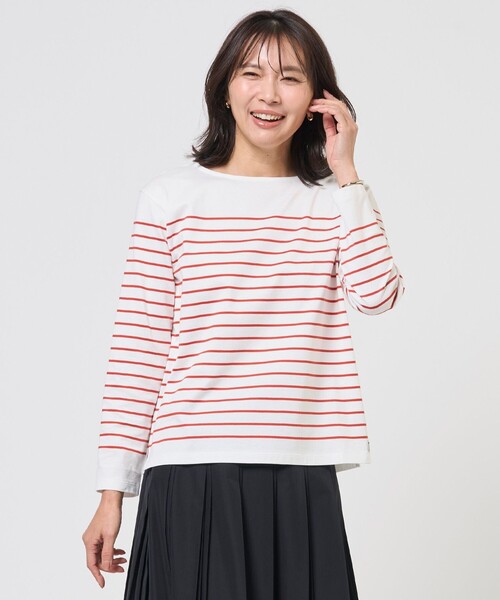 J.PRESS（J.プレス） tシャツ バスクボーダー カットソー レディース