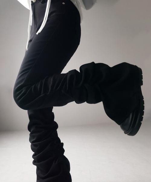 「me+em select」 デニムパンツ LARGE ブルー レディース_画像6