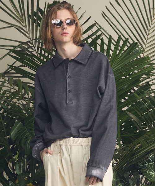 MAISON SPECIAL（メゾンスペシャル） ポロシャツ 「UNISEX」Deep Front