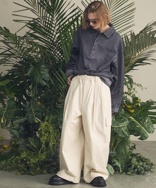 MAISON SPECIAL（メゾンスペシャル） ポロシャツ 「UNISEX」Deep Front