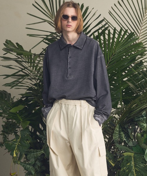 MAISON SPECIAL（メゾンスペシャル） ポロシャツ 「UNISEX」Deep Front