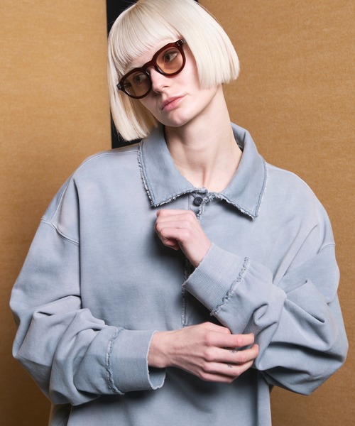 MAISON SPECIAL（メゾンスペシャル） ポロシャツ 「UNISEX」Deep Front