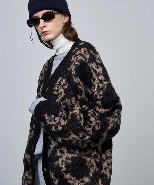 「ENDER PRODUCTS」 ニットカーディガン L ブラウン メンズ_画像4