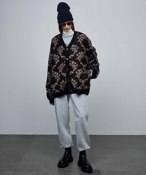 「ENDER PRODUCTS」 ニットカーディガン L ブラウン メンズ_画像7