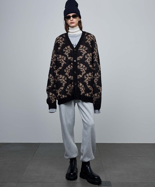 「ENDER PRODUCTS」 ニットカーディガン L ブラウン メンズ_画像9