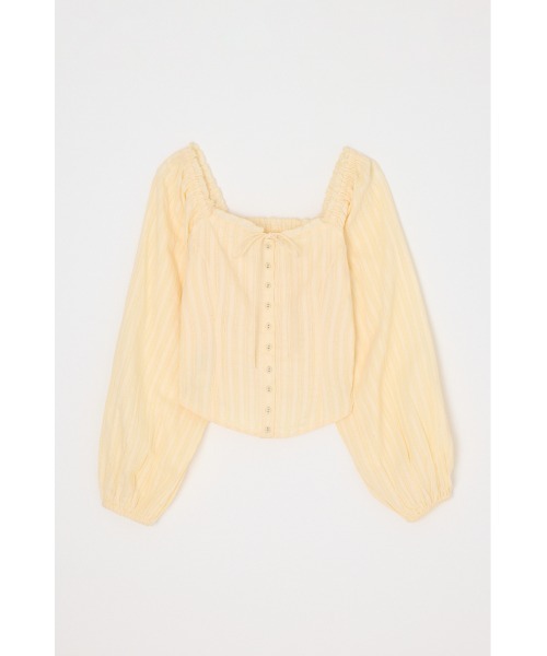 MOUSSY（マウジー） ブラウス シャツ 「26年SS新作」LACE TRIMMED