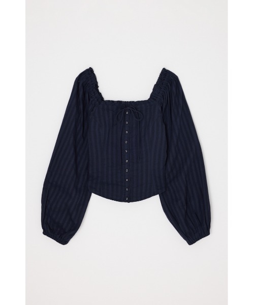 moussy ブラウス MOUSSY | LACE TRIMMED CORSET ブラウス (シャツ・ブラウス ) |SHEL