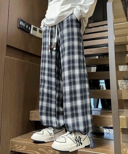 「link lot」 イージーパンツ L ブラック メンズ_画像3