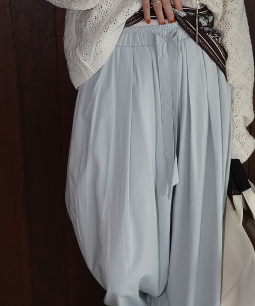 ワイドパンツ パンツ リラックスタックワイドパンツ chw26s109 レディース メンズの画像