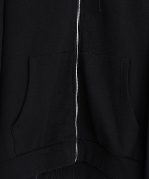 「remer」 ジップアップパーカー MEDIUM ダークグレー メンズ_画像5