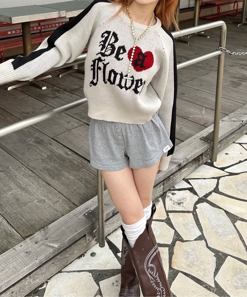 「sedacle girl」 長袖ニット SMALL ホワイト系その他 レディース_画像3