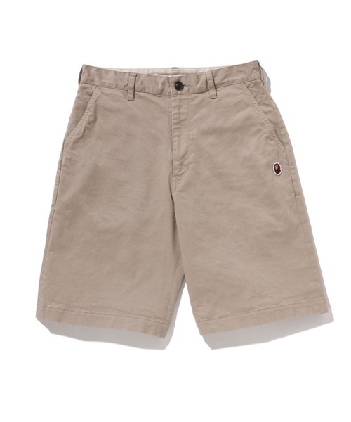 Apeチノショーツ A BATHING APE（アベイシングエイプ） チノパン ONE POINT CHINO