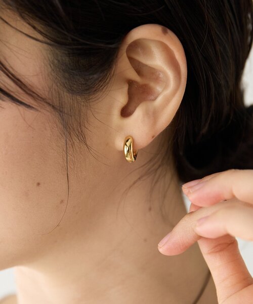 RIVE DROITE（リヴドロワ） ピアス 「A・MONN(アモン)」フープピアス