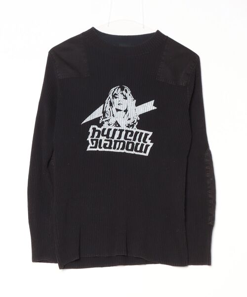 HYSTERIC GLAMOUR（ヒステリックグラマー） 長袖ニット SMALL ブラック