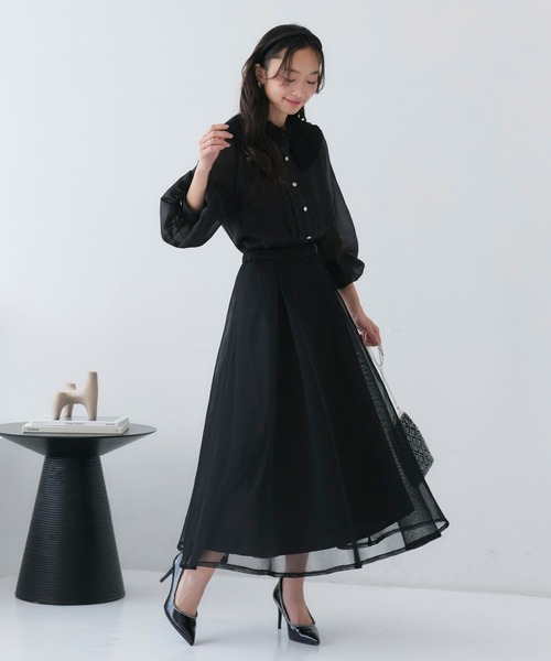 RUIRUE BOUTIQUE（ルイルエブティック） ブラウス シャツ プリーツ