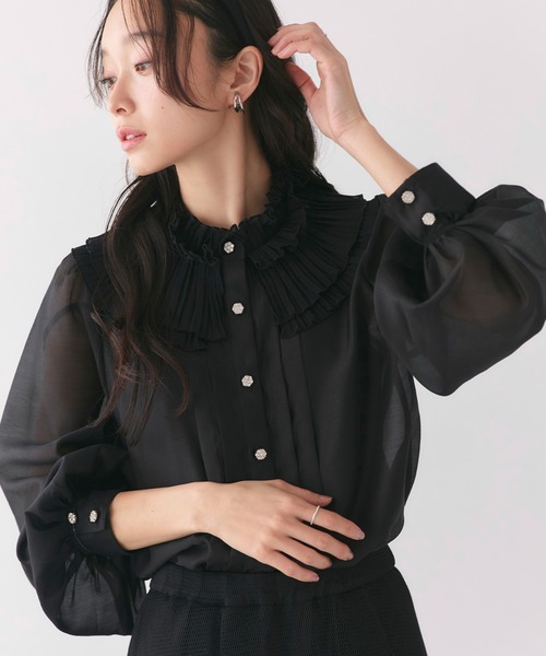 RUIRUE BOUTIQUE（ルイルエブティック） ブラウス シャツ プリーツ