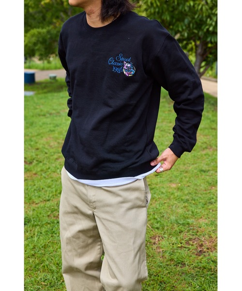 「AIRWALK」 長袖Tシャツ LL 杢グレー メンズ_画像2