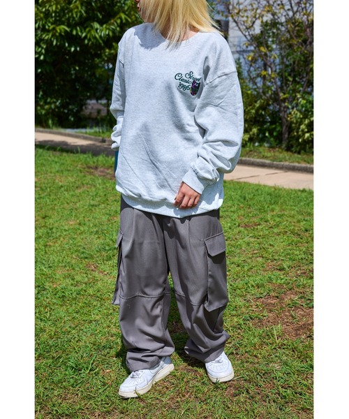 「AIRWALK」 長袖Tシャツ LL 杢グレー メンズ_画像5