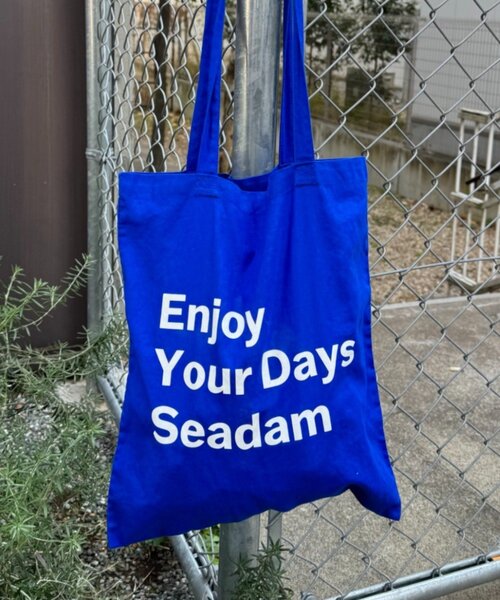 SEADAM トートバッグ 「WEB限定」「SEADAM」メッセージプリントトート