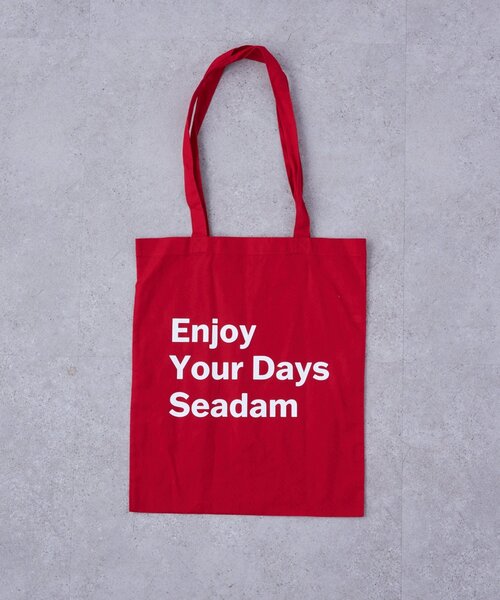 SEADAM トートバッグ 「WEB限定」「SEADAM」メッセージプリントトート