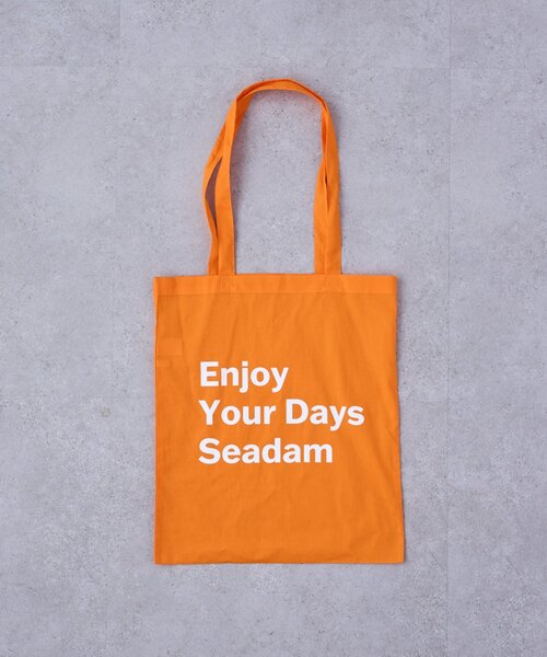 SEADAM トートバッグ 「WEB限定」「SEADAM」メッセージプリントトート