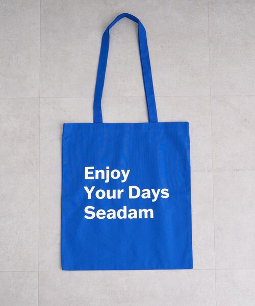 SEADAM トートバッグ 「WEB限定」「SEADAM」メッセージプリントトート