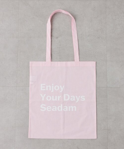 SEADAM トートバッグ 「WEB限定」「SEADAM」メッセージプリントトート