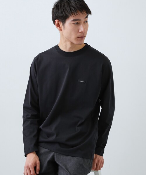 長袖カットソー JIGGYS SHOP｜ドライポンチモックネックロンT 長袖Tシャツ カットソー