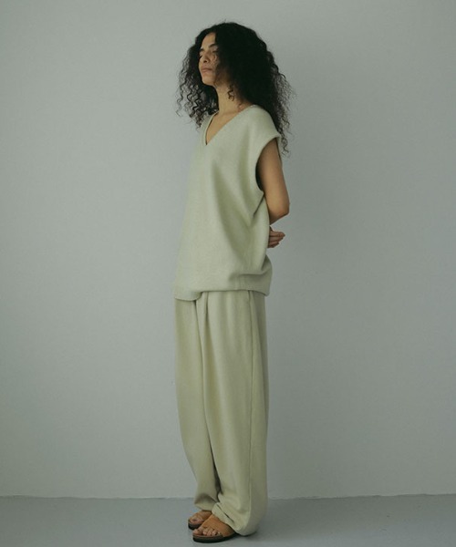 「ETRE TOKYO」 スウェットパンツ M ベージュ レディース_9