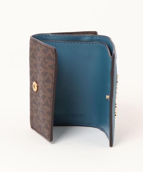 「MICHAEL KORS」 財布 FREE ブラウン レディースの画像