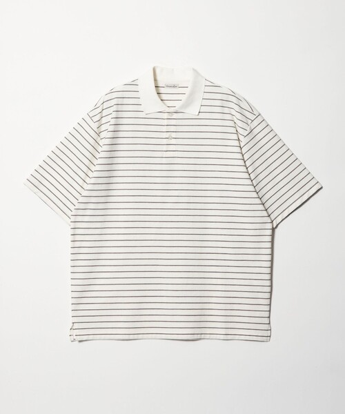 STEVEN ALAN（スティーブンアラン） ポロシャツ ツイスト ボーダー