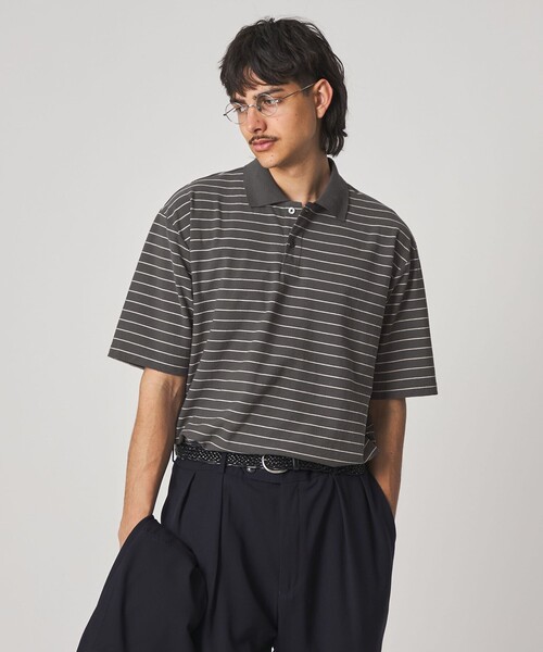 STEVEN ALAN（スティーブンアラン） ポロシャツ ツイスト ボーダー