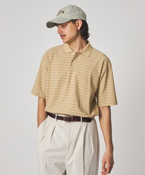 STEVEN ALAN（スティーブンアラン） ポロシャツ ツイスト ボーダー
