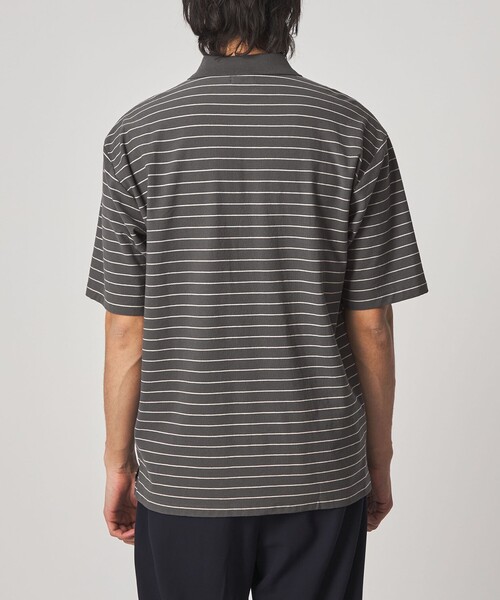 STEVEN ALAN（スティーブンアラン） ポロシャツ ツイスト ボーダー