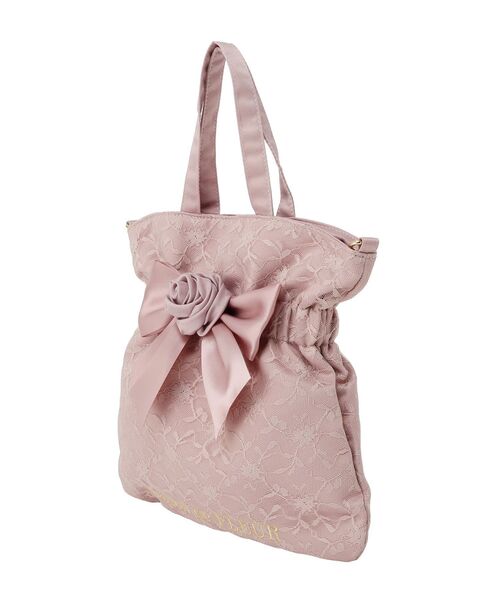 Maison de FLEUR（メゾンドフルール） トートバッグ ローズリボン2Way