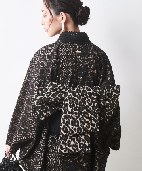 CHIC STYLE（シックスタイル） 浴衣 レオパードジャガードつくり帯