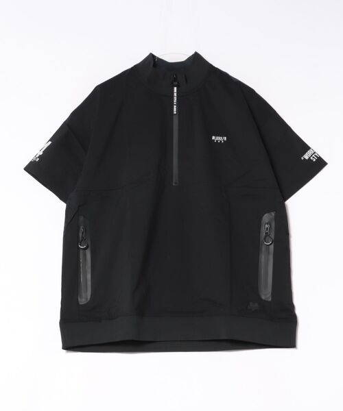 tシャツ (RM)「LUXE/R GOLF」ストレッチ クロス ハーフジップ プル