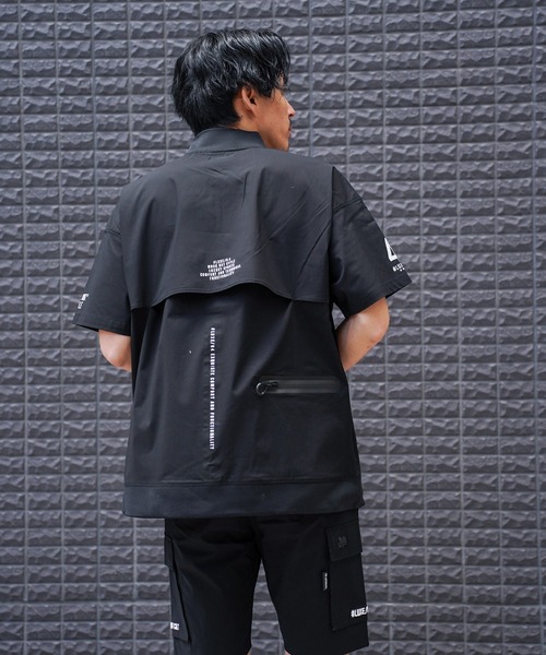tシャツ (RM)「LUXE/R GOLF」ストレッチ クロス ハーフジップ プル