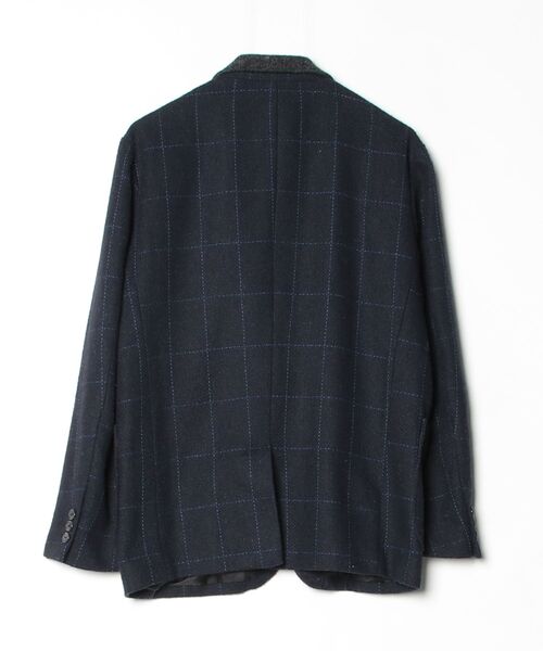 HARRIS TWEED（ハリスツイード） チェック柄テーラードジャケット 