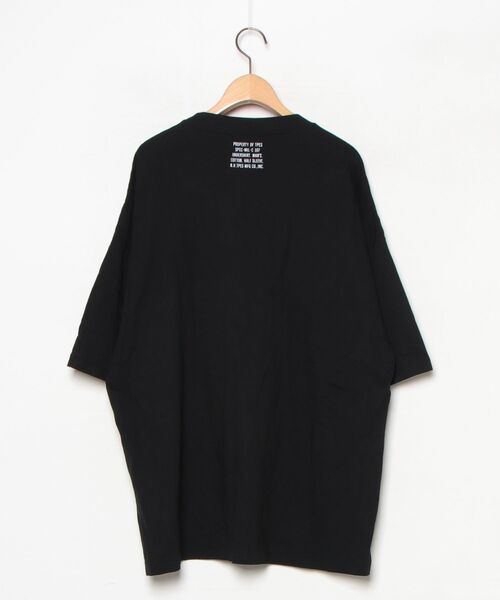 「N.HOOLYWOOD TEST PRODUCT EXCHANGE SERVICE」 半袖Tシャツ 40 ブラック×ホワイト メンズ_画像2