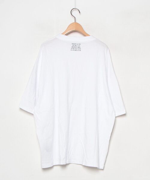 「N.HOOLYWOOD TEST PRODUCT EXCHANGE SERVICE」 半袖Tシャツ 40 ブラック×ホワイト メンズ_画像4