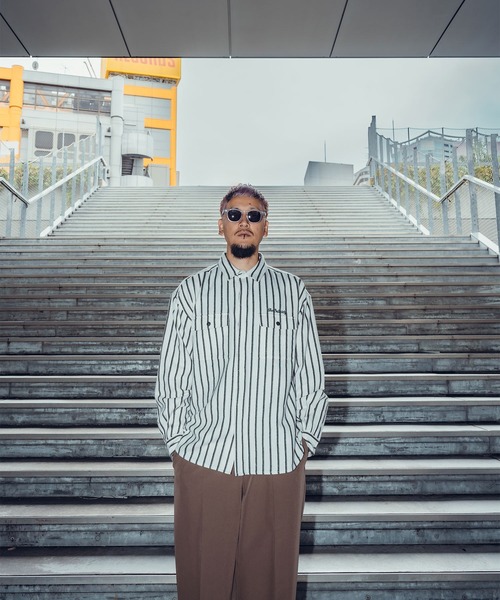 「Subciety」 長袖シャツ X-LARGE ブラック メンズ_画像6